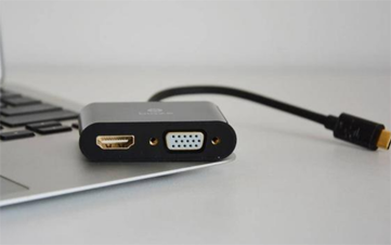 Type-c接口转vga 怎么使用