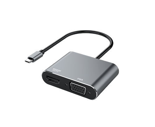 Type C TO HDMI+VGA