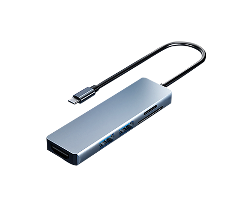 TYPEC TO USB3.0*2+HDMI+SD/TF